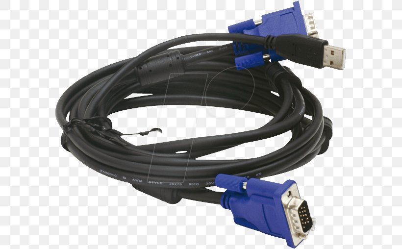 KVM Switches D-Link DKVM-4U 4-Port USB KVM Switch D-Link USB KVM Switch, PNG, 595x508px, Kvm Switches, Cable, Computer, Computer Port, Data Transfer Cable Download Free