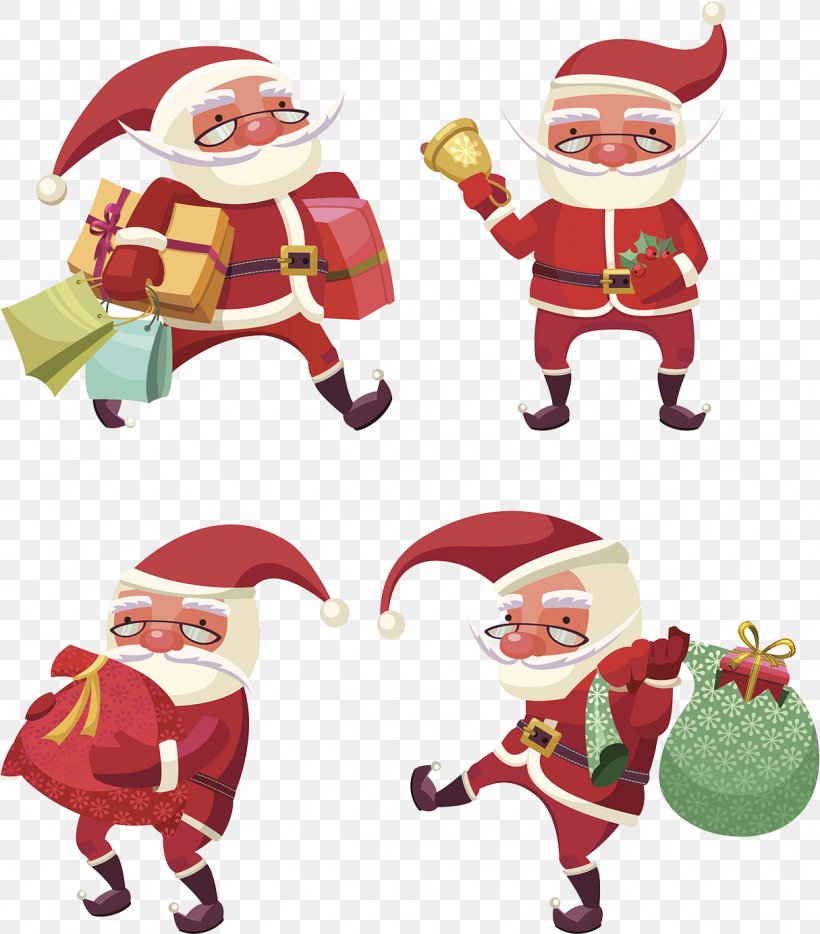 Santa Claus Gift Christmas Illustration, PNG, 1215x1385px, Santa Claus, Art, Cartoon, Character, Christmas Download Free