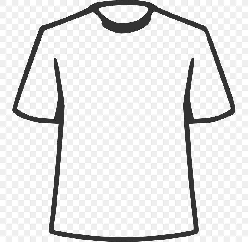 T-shirt Hoodie Clip Art, PNG, 737x800px, Tshirt, Black, Black And White, Clothing, Collar Download Free