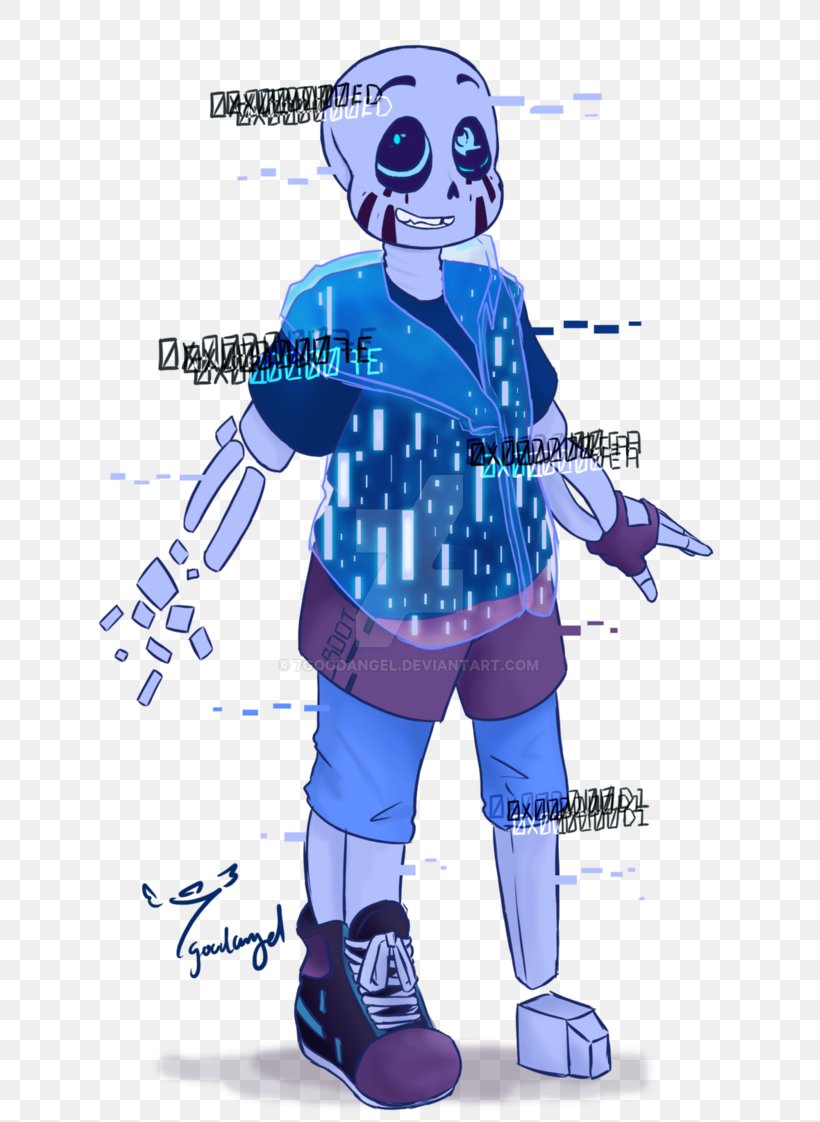 Blue Screen Of Death Undertale Error Ink Drawing, PNG, 711x1122px, Blue Screen Of Death, Blog, Blue, Costume, Costume Design Download Free