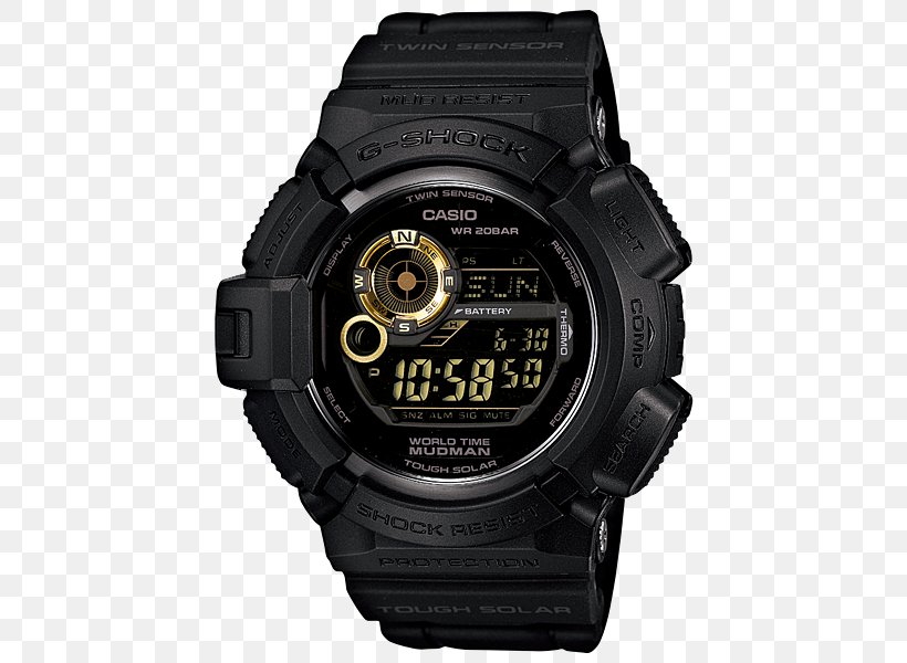 Casio G-Shock G9300 Solar-powered Watch, PNG, 500x600px, Gshock, Brand, Casio, Casio Gshock G9300, Clock Download Free