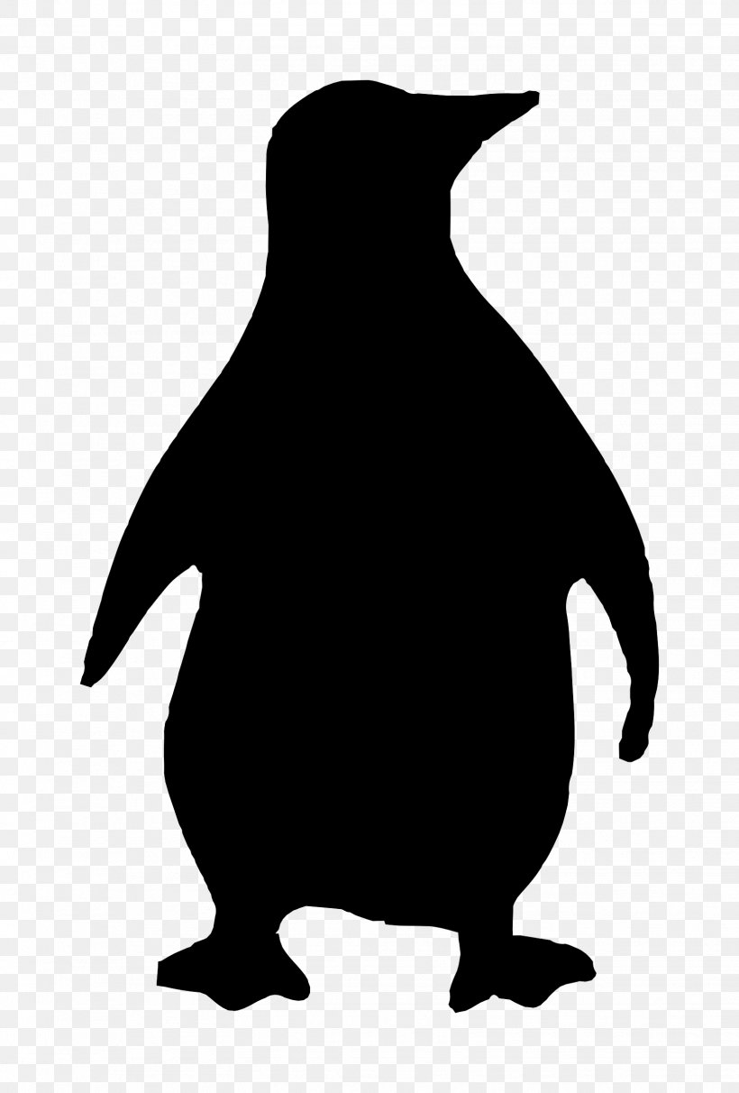 Penguin Silhouette Clip Art, PNG, 1623x2400px, Penguin, Beak, Bird, Black And White, Fauna Download Free