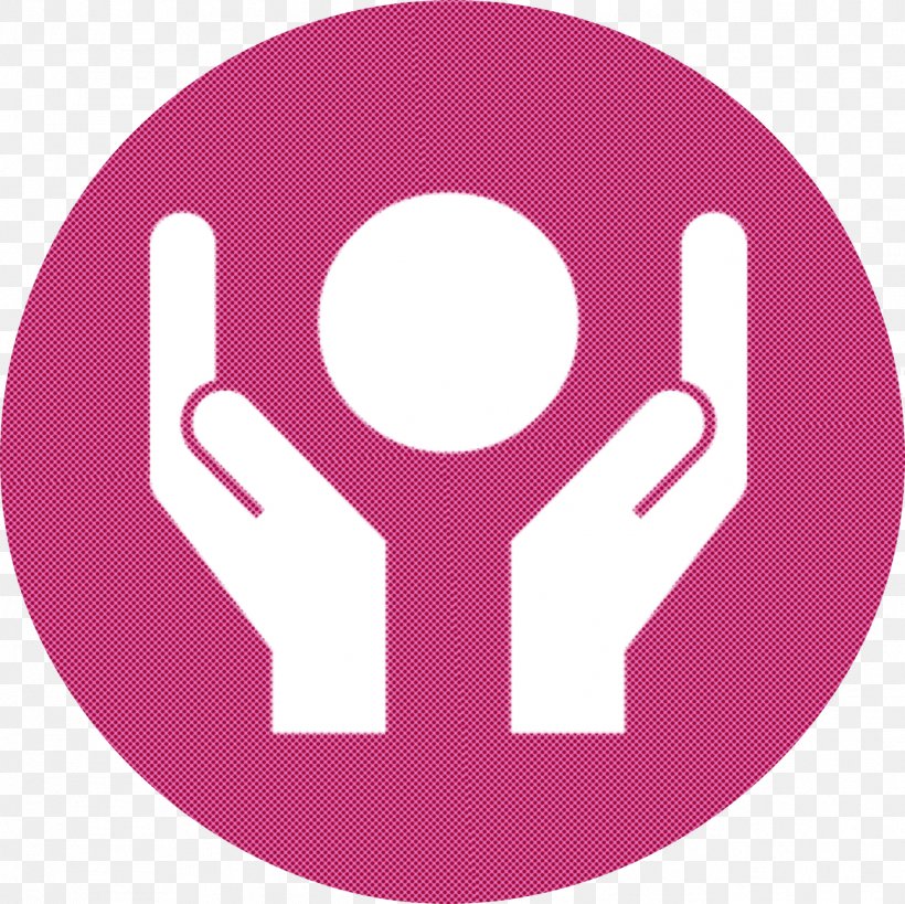 Pink Circle Logo Symbol Hand, PNG, 1292x1291px, Pink, Gesture, Hand, Logo, Magenta Download Free