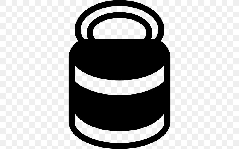 Tin Can Rubbish Bins & Waste Paper Baskets Recycling Bin Canning, PNG, 512x512px, Tin Can, Black And White, Canning, Jar, Jerrycan Download Free