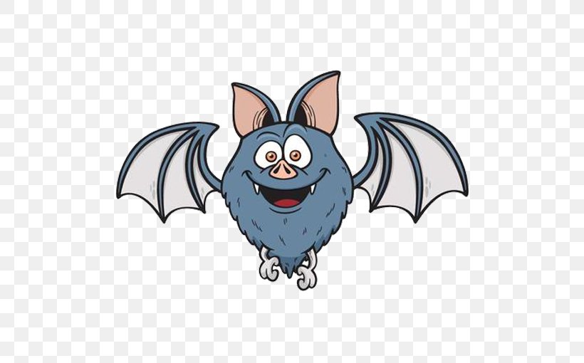 Bat Cartoon, PNG, 510x510px, Bat, Animation, Art, Carnivoran, Cartoon Download Free