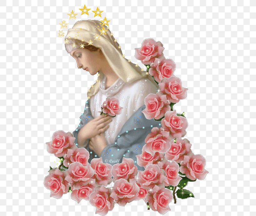 Mary Our Lady Of Fátima Our Lady Of Guadalupe Rose Rosa Mystica, PNG, 542x694px, Mary, Artificial Flower, Christianity, Cut Flowers, Figurine Download Free