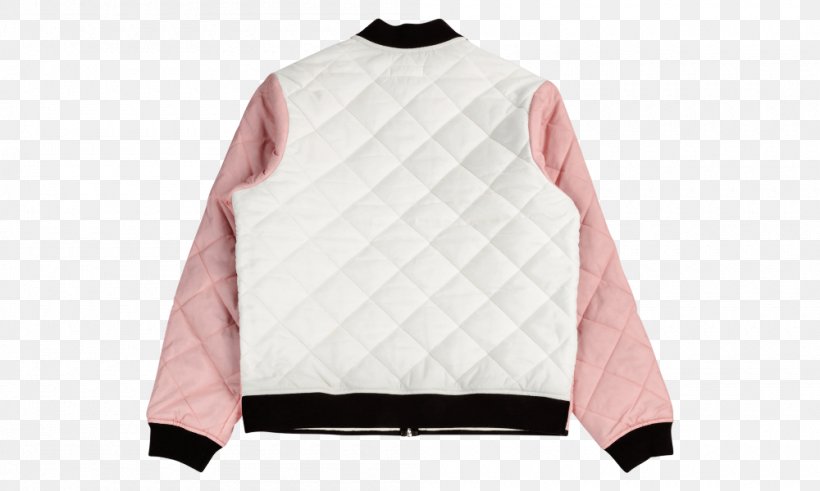 Sleeve Jacket Outerwear Product Pattern, PNG, 1000x600px, Sleeve, Jacket, Outerwear, Pink, White Download Free
