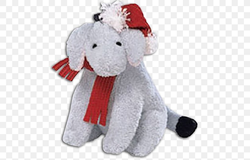 Stuffed Animals & Cuddly Toys Dog Plush Christmas Ornament Elephant, PNG, 500x525px, Stuffed Animals Cuddly Toys, Canidae, Christmas, Christmas Ornament, Dog Download Free
