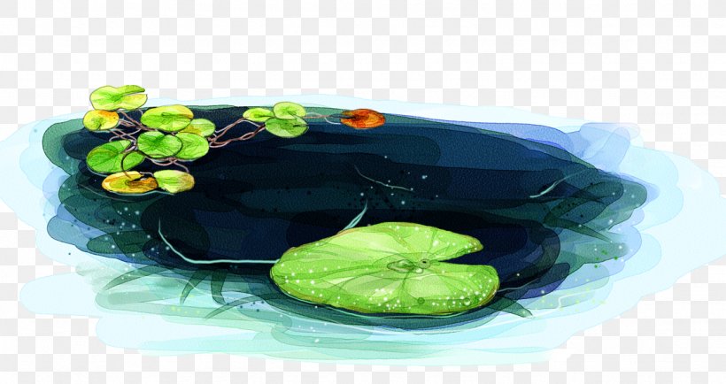 Painting Leaf Pond, PNG, 1127x597px, Painting, Drawing, Leaf, Lotus, Plant Download Free