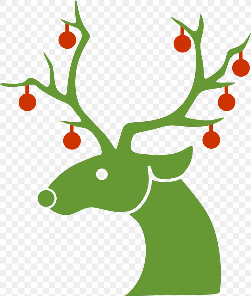 Rudolph Reindeer Santa Claus Christmas, PNG, 1910x2252px, Rudolph, Antler, Artwork, Branch, Christmas Download Free