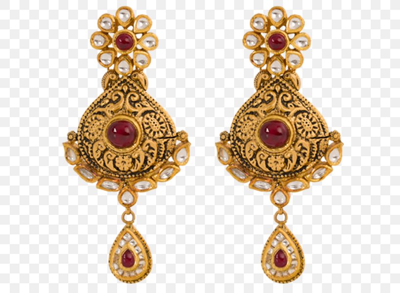 Earring Ruby Lalithaa Jewellery Gold, PNG, 600x600px, Earring, Bangle, Charms Pendants, Costume Jewelry, Diamond Download Free