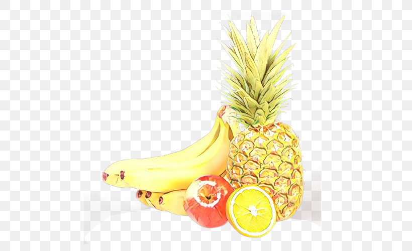 Pineapple, PNG, 500x500px, Pineapple, Ananas, Banana, Banana Family, Food Download Free