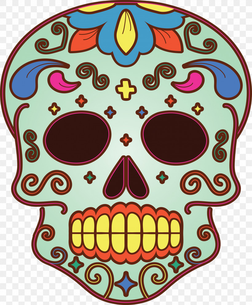 Day Of The Dead Día De Muertos Skull, PNG, 2481x3000px, Day Of The Dead, D%c3%ada De Muertos, Meter, Purple, Skull Download Free