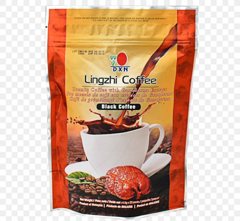 Instant Coffee Lingzhi Mushroom DXN Beverages, PNG, 560x756px, Coffee, Beverages, Drink, Dxn, Food Download Free