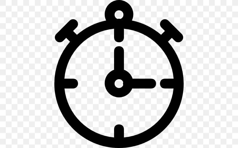 Clip Art, PNG, 512x512px, Clock, Area, Black And White, Symbol, Timer Download Free