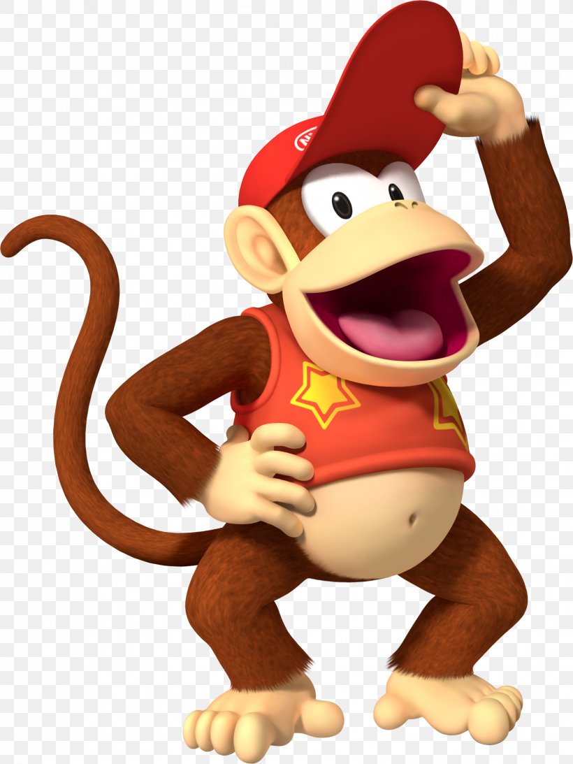 Donkey Kong Country Mario Bowser Diddy Kong, PNG, 1721x2296px, Donkey Kong, Animal Figure, Beak, Bowser, Diddy Kong Download Free