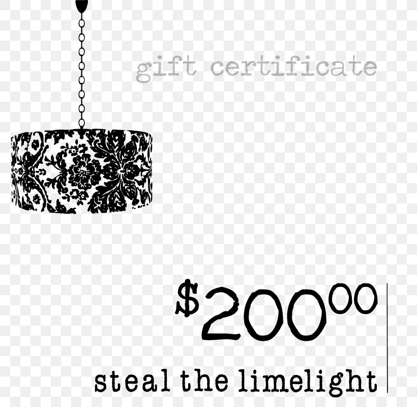 Gift Card Light Voucher Monochrome, PNG, 800x800px, Gift Card, Area, Black, Black And White, Body Jewelry Download Free