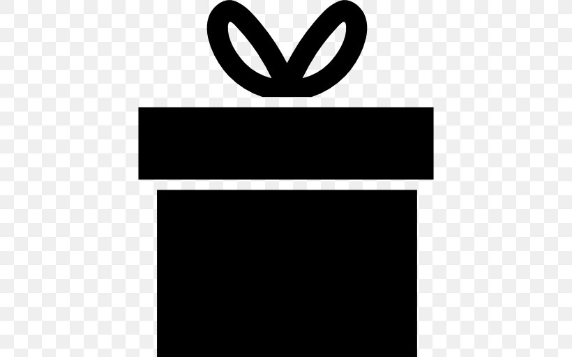 Christmas Gift, PNG, 512x512px, Gift, Area, Black, Black And White, Box Download Free