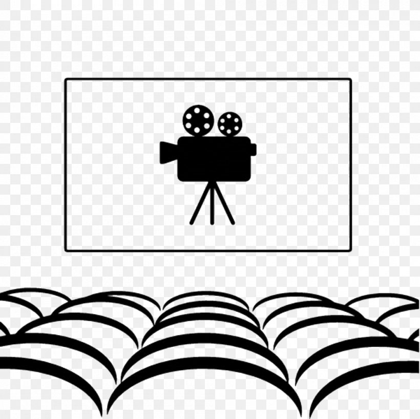 Cinema Drawing Royaltyfree Illustration PNG 1000x998px Cinema Area  Black Black And White Brand Download Free