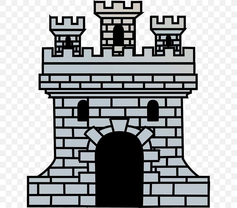 Fortification Castle Stone Wall Clip Art, PNG, 634x720px, Fortification, Arch, Artwork, Black And White, Brick Download Free