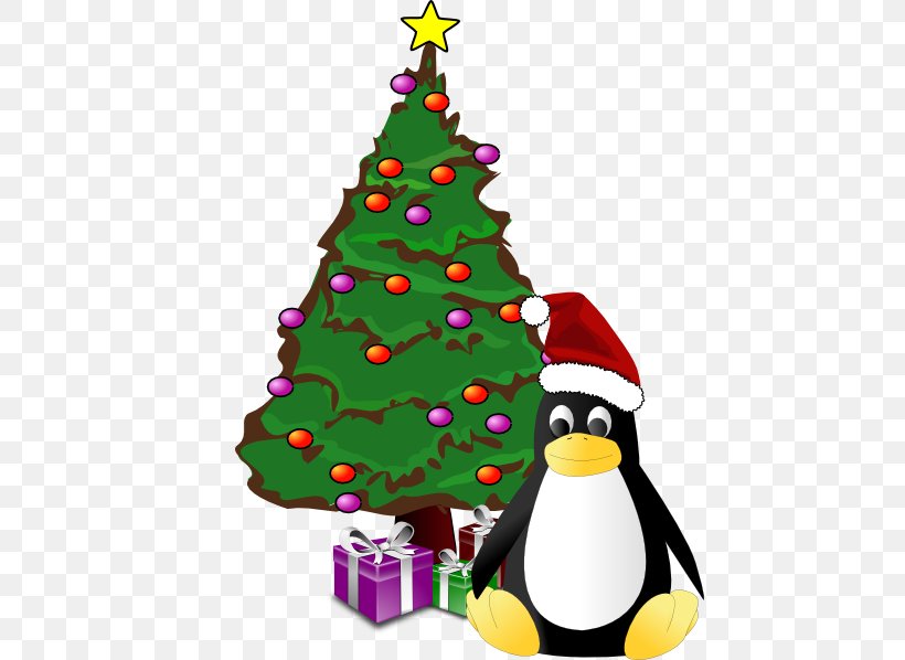 Penguin Christmas Tree Clip Art, PNG, 456x598px, Penguin, Bird, Christmas, Christmas Decoration, Christmas Ornament Download Free