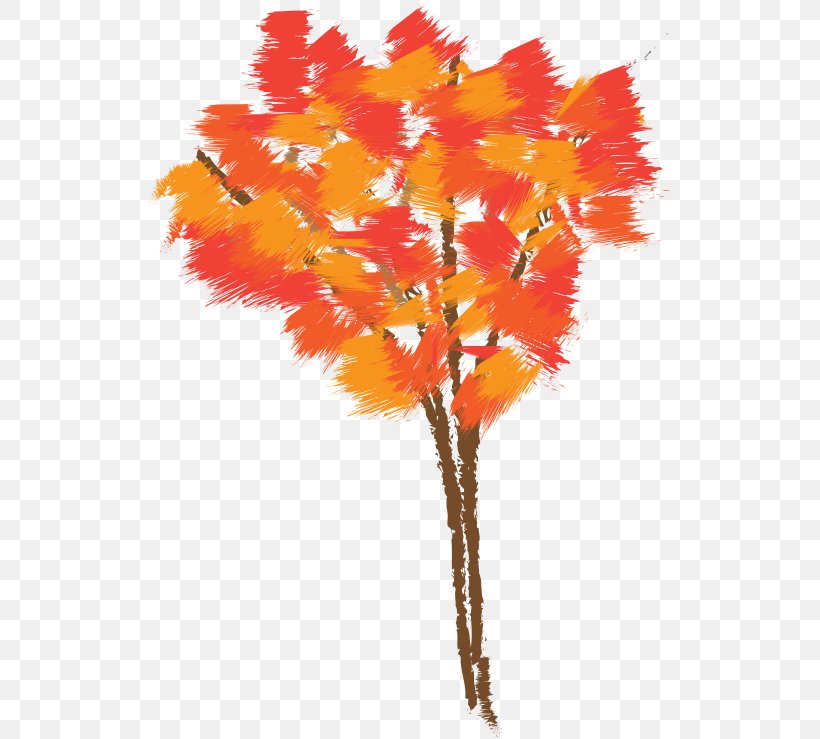 Autumn Tree Clip Art, PNG, 523x739px, Autumn, Autumn Leaf Color, Branch, Flowering Plant, Leaf Download Free