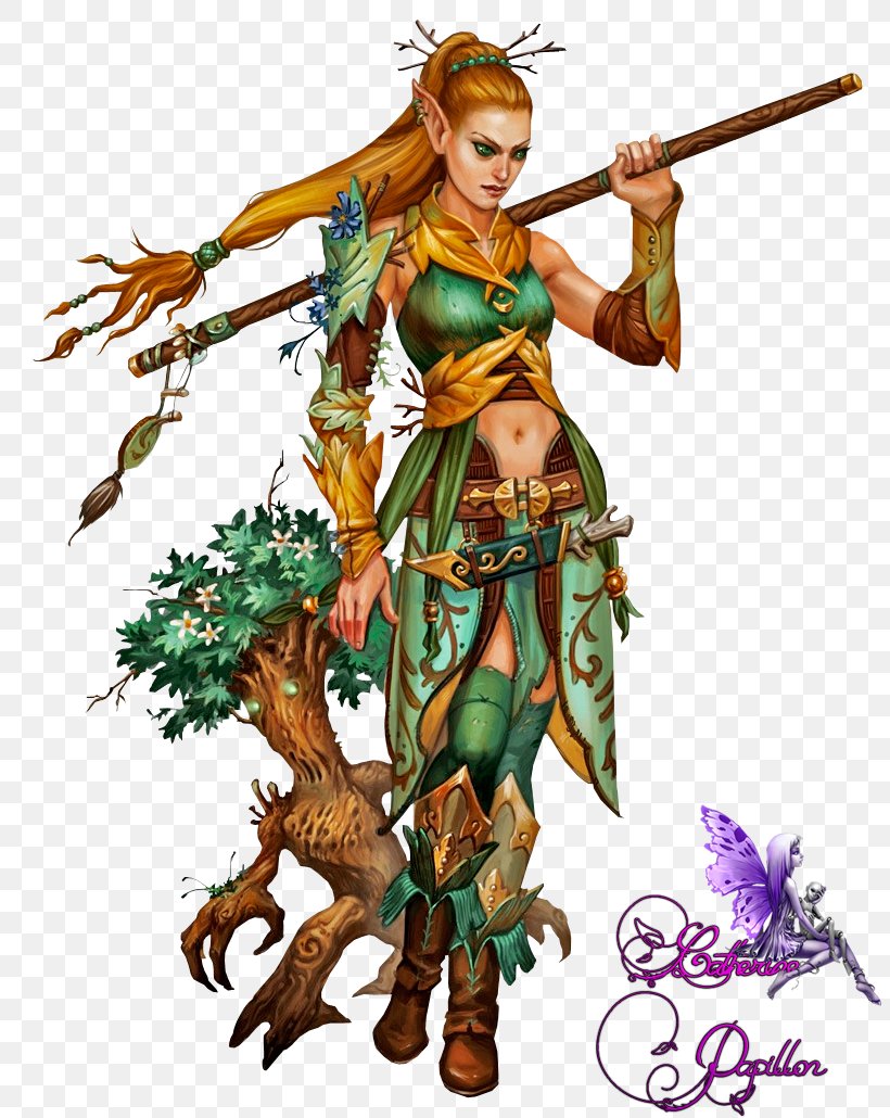 Dungeons & Dragons Druid Pathfinder Roleplaying Game Half-elf, PNG, 804x1030px, Dungeons Dragons, Art, Costume Design, D20 System, Druid Download Free