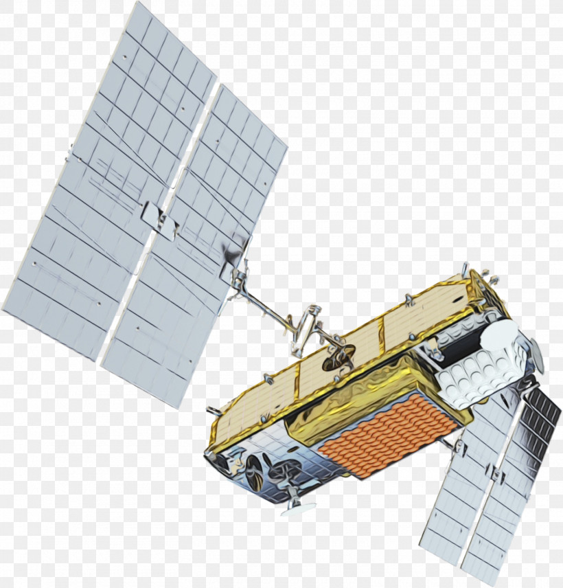 Satellite Technology Vehicle Spacecraft, PNG, 1560x1630px, Watercolor, Paint, Satellite, Spacecraft, Technology Download Free