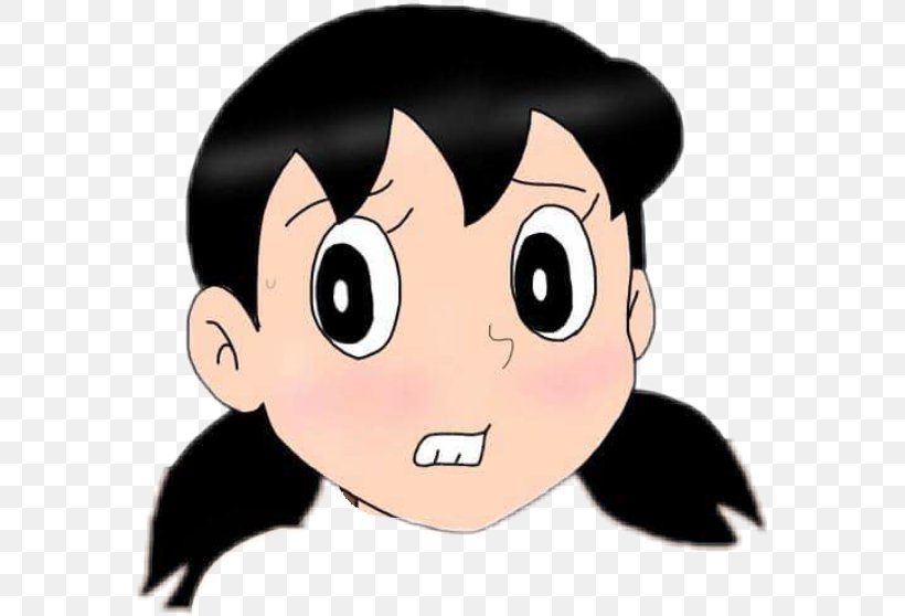 Shizuka Minamoto Doraemon Nobita Nobi PicsArt Photo Studio Sticker, PNG, 571x558px, Watercolor, Cartoon, Flower, Frame, Heart Download Free
