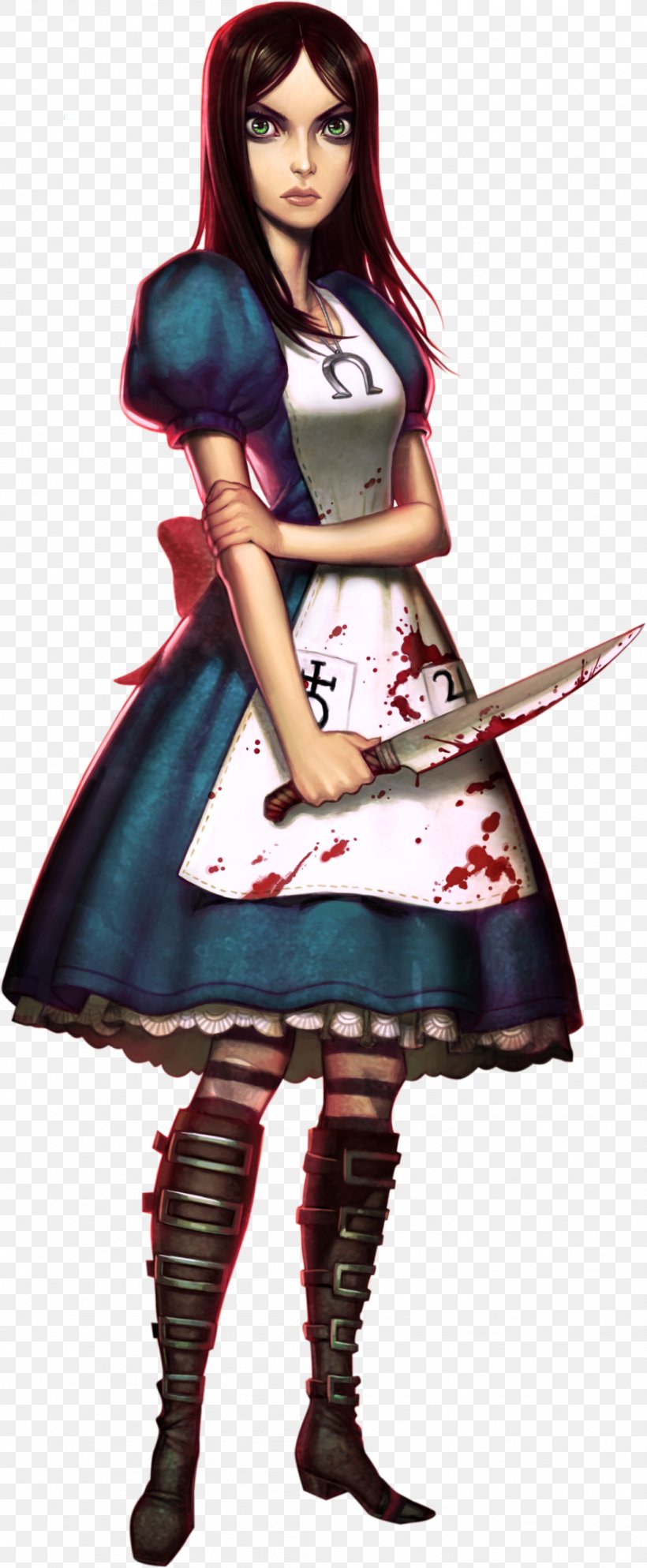 Alice Liddell American McGee's Alice Alice: Madness Returns Rage Alice's Adventures In Wonderland, PNG, 1056x2560px, Watercolor, Cartoon, Flower, Frame, Heart Download Free