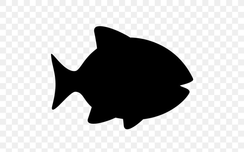 Clip Art Fish Silhouette Fauna Mammal, PNG, 512x512px, Fish, Black M, Blackandwhite, Fauna, Fin Download Free