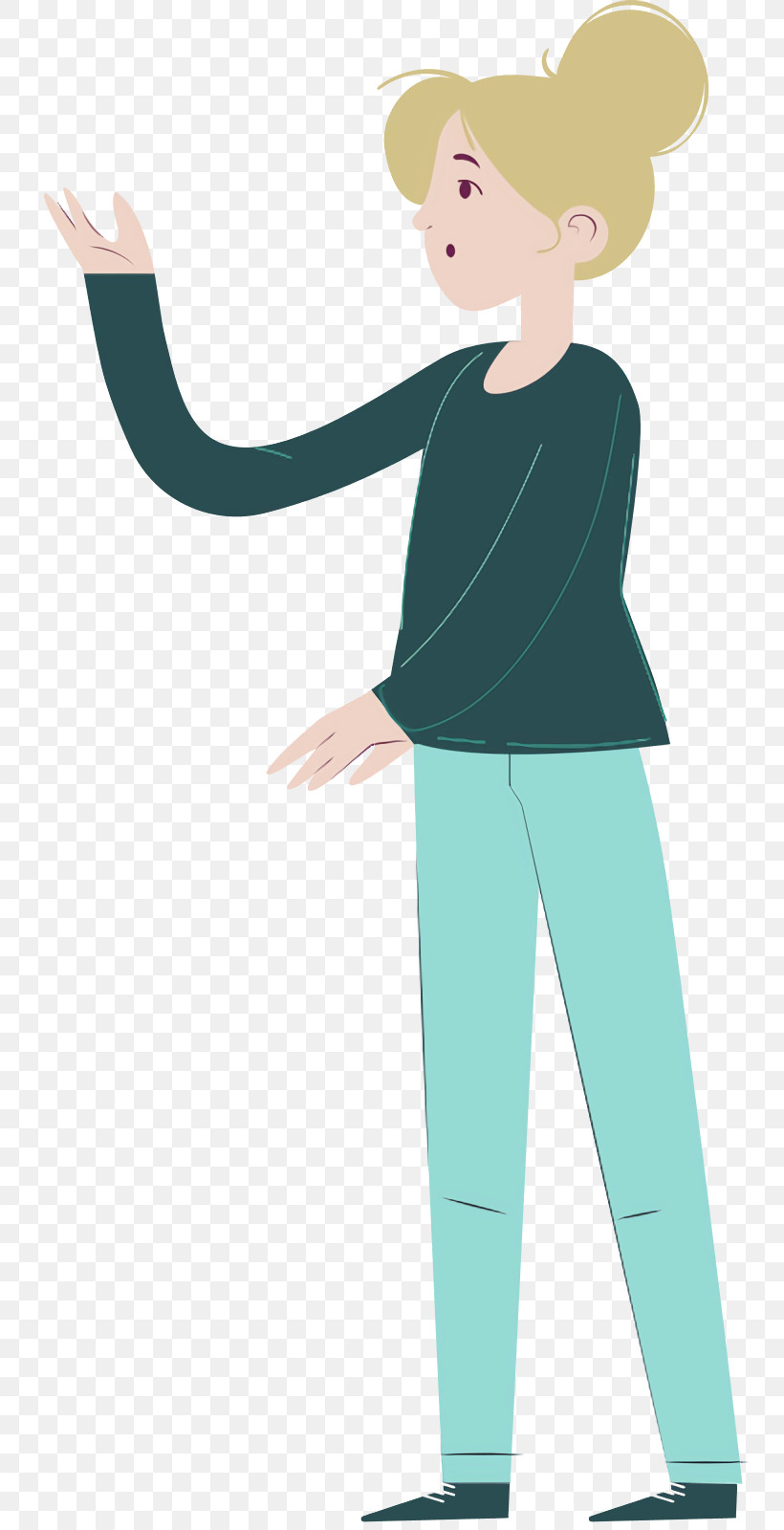 Clothing Cartoon Teal Male Happiness, PNG, 748x1600px, Cartoon Girl, Cartoon, Cartoon Female, Cartoon Woman, Clothing Download Free