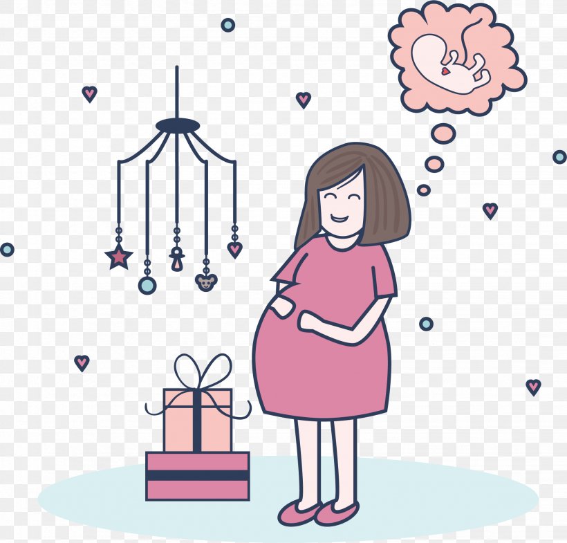 Pregnancy Mother Infant Illustration, PNG, 2054x1968px, Watercolor, Cartoon, Flower, Frame, Heart Download Free