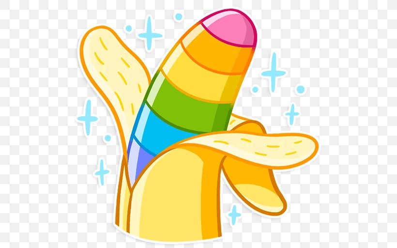 Sticker Banana Telegram Label, PNG, 512x512px, Sticker, App Store, Area, Artwork, Auglis Download Free