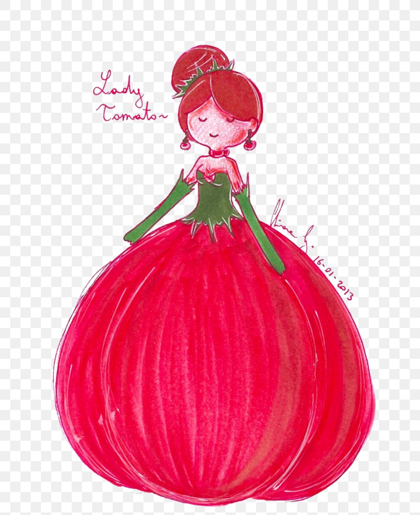 Illustration Clip Art Image Vector Graphics, PNG, 795x1005px, Cartoon, Cherry Tomato, Doll, Drawing, Dress Download Free