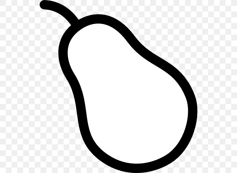 Pear Drawing Clip Art, PNG, 546x599px, Pear, Area, Artwork, Black, Black And White Download Free
