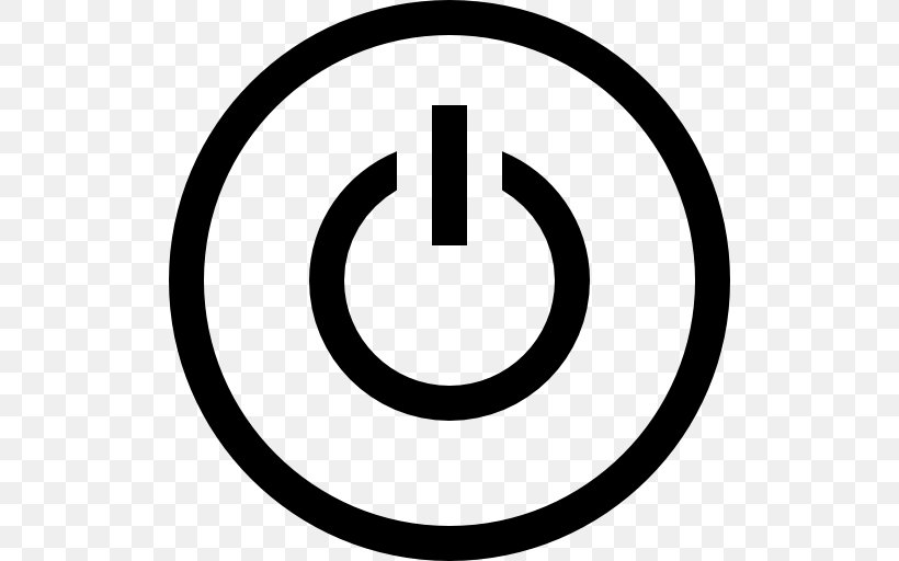 Power Symbol Electricity Electric Power, PNG, 512x512px, Power Symbol, Area, Black And White, Brand, Computer Download Free