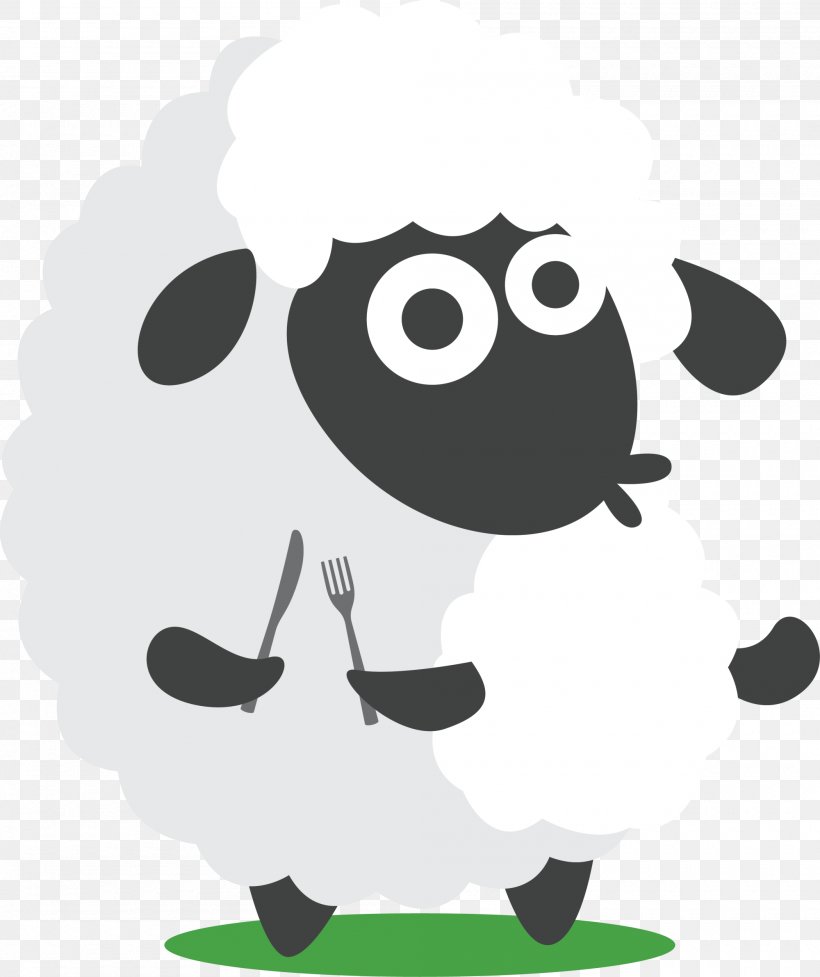 Sheep Eid Al-Adha Eid Al-Fitr Holiday Eid Mubarak, PNG, 2000x2383px, Sheep, Android, Bayram, Black And White, Cartoon Download Free