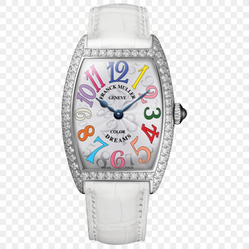 Watchmaker Franck Muller Clock Strap, PNG, 1000x1000px, Watch, Bracelet, Clock, Colored Gold, Diamond Download Free