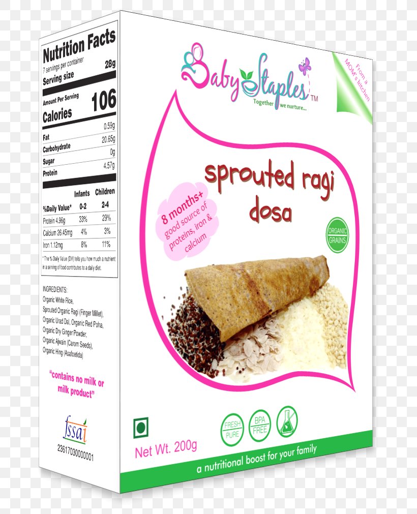 Baby Food Organic Food Dosa Rice Cereal Indian Cuisine, PNG, 683x1011px, Baby Food, Cereal, Cuisine, Dosa, Finger Millet Download Free