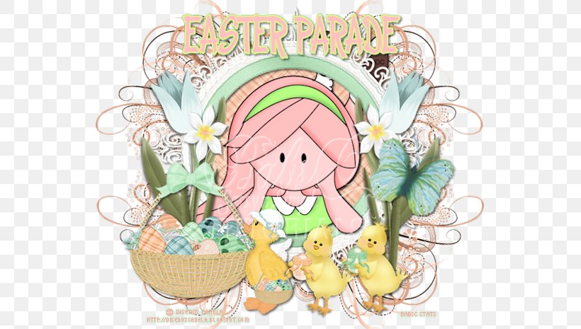 Easter, PNG, 550x465px, Floral Design, Animal, Cartoon, Easter, Plant Download Free
