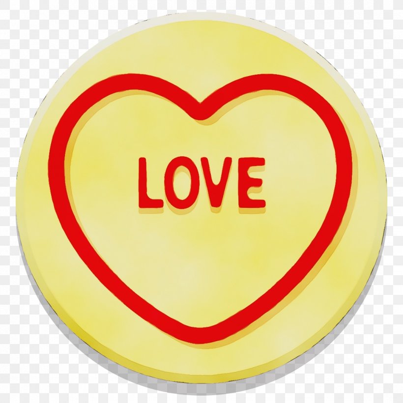 Yellow Heart Sign, PNG, 1080x1080px, Watercolor, Heart, Paint, Sign, Wet Ink Download Free