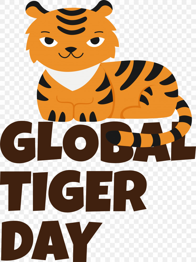 Tiger Cat Cartoon Small Logo, PNG, 5754x7724px, Tiger, Biology, Cartoon, Cat, Logo Download Free