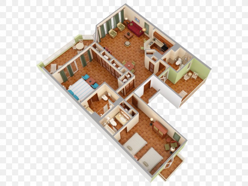 3d Floor Plan House Plan Apartment Png 1024x768px 3d