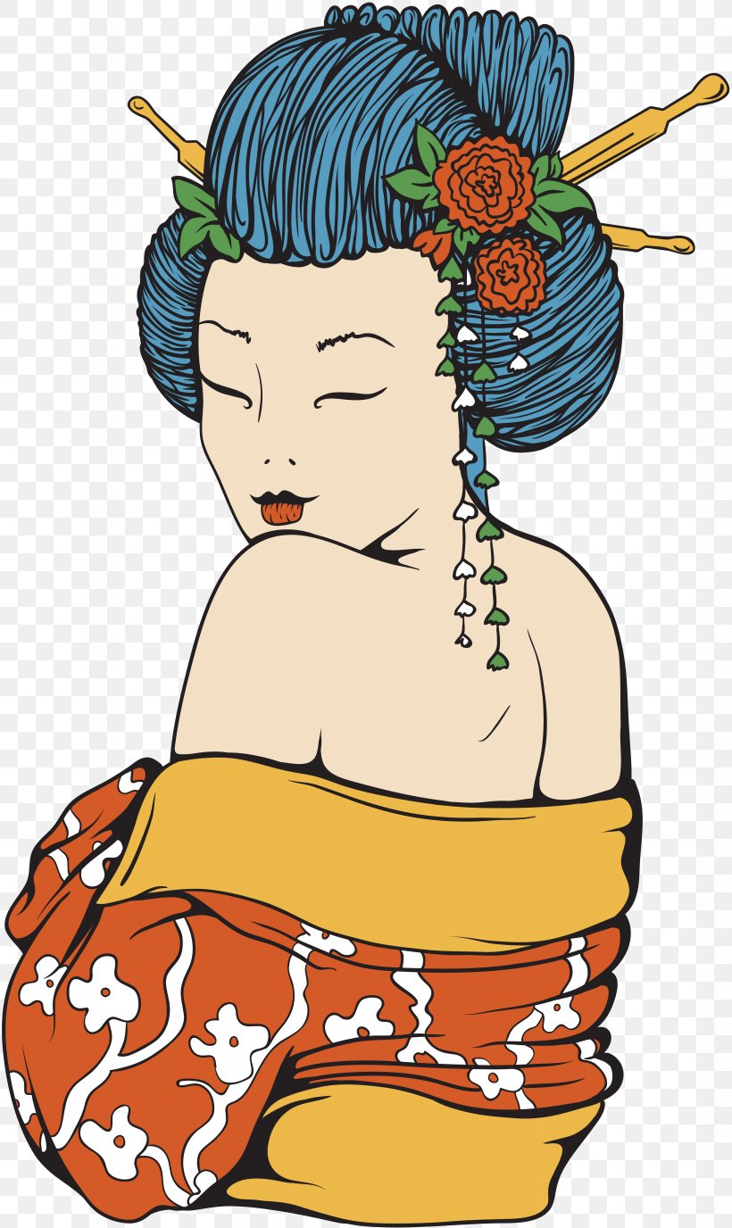 Geisha Royalty-free, PNG, 4304x7224px, Geisha, Art, Artwork, Depositphotos, Drawing Download Free