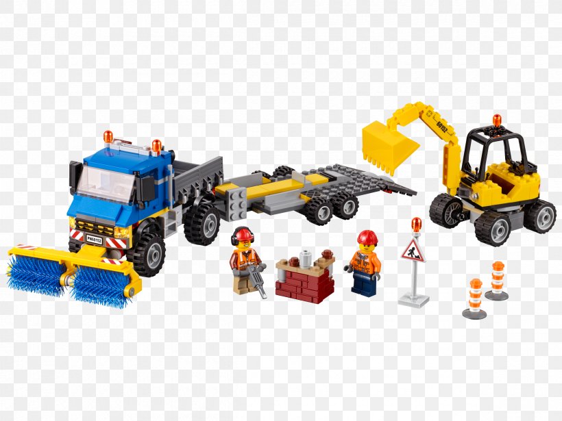 LEGO 60152 City Sweeper & Excavator Lego City Lego Minifigure Toy Block, PNG, 2400x1800px, Lego 60152 City Sweeper Excavator, Construction Equipment, Lego, Lego Baby, Lego City Download Free