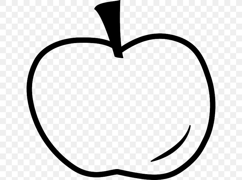 Apple Clip Art, PNG, 640x610px, Apple, Area, Black, Black And White, Document Download Free