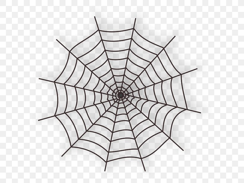 Spider Web Clip Art, PNG, 640x615px, Spider, Area, Black And White, Image File Formats, Invertebrate Download Free