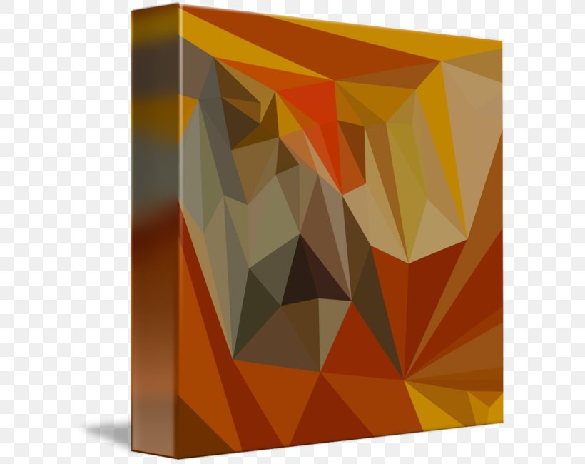 Yellow Triangle Rectangle Brown, PNG, 606x650px, Yellow, Bag, Brown, Low Poly, Mahogany Download Free