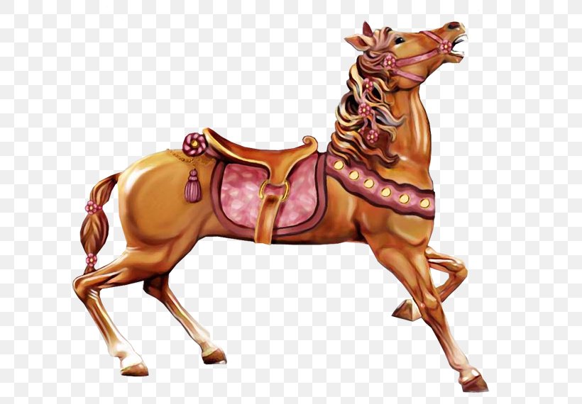 Horse Mule Clip Art Image, PNG, 663x570px, Horse, Amusement Park, Amusement Ride, Artist, Carousel Download Free